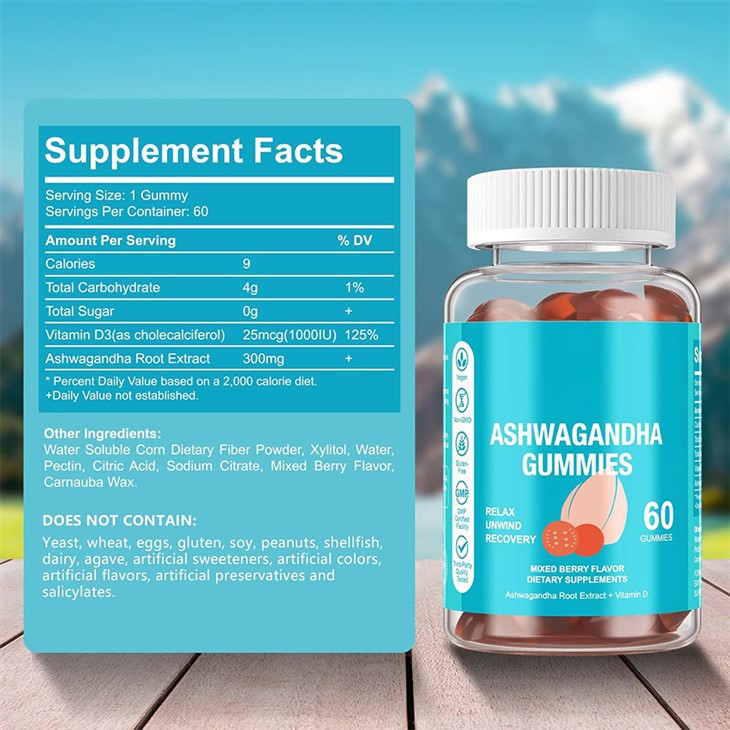 Ashwagandha Vitamin D3 Gummies
