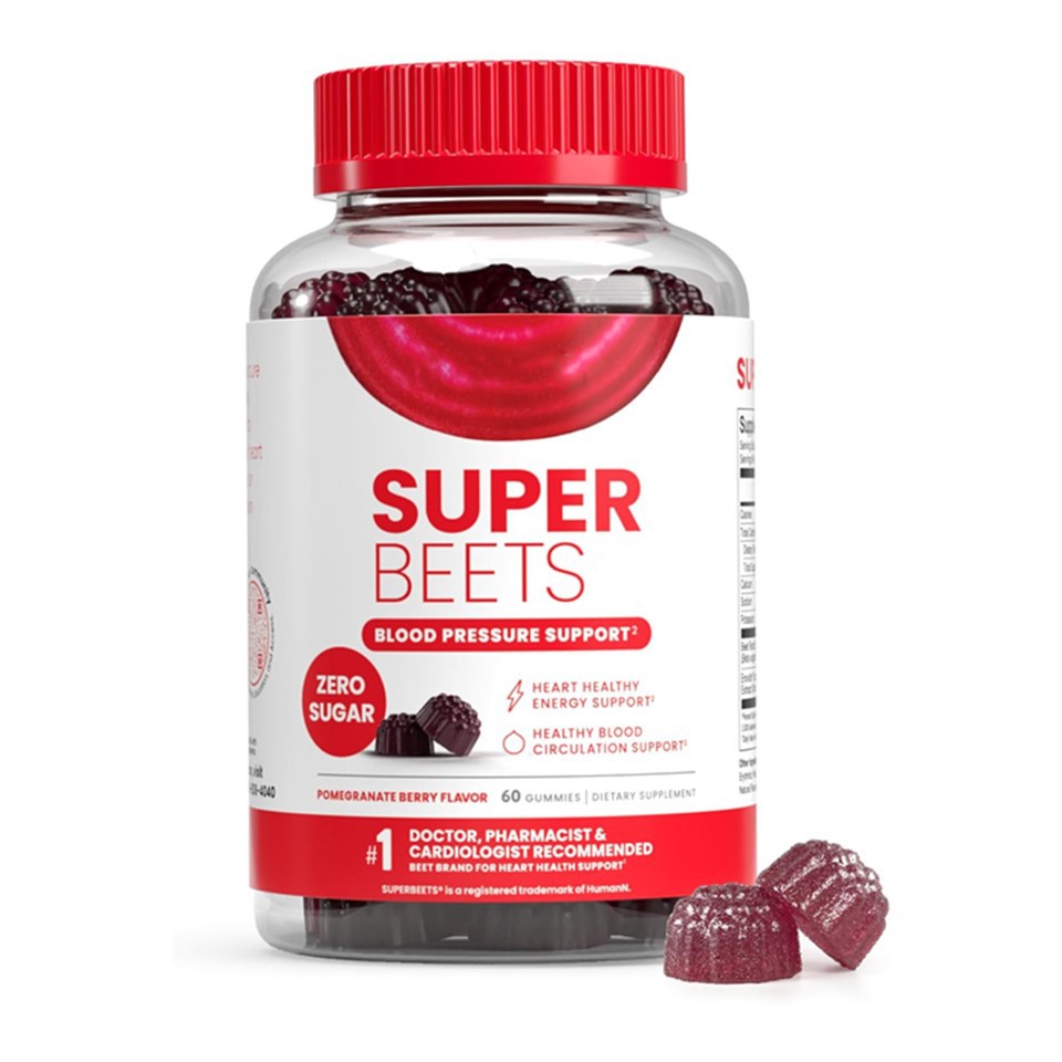 SuperBeets Heart Gummies - Zero Sugar