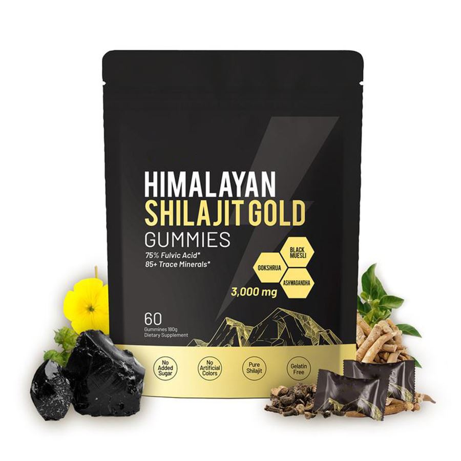 Himalayan Shilajit Gold Gummies Nature's Potent Wellness Elixir