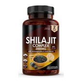 Vegetarisk kost Shilajit-kapslar